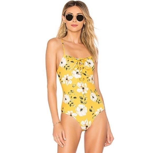 NWT Beach Riot x Stone Cold Fox Floral Swimsuit XS - Picture 1 of 11